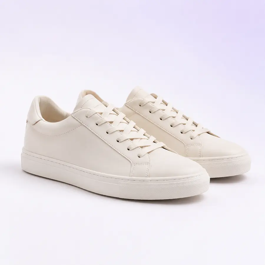 Unbranded ivory low-top sneakers